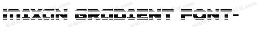 MIXAN GRADIENT FONT字体转换